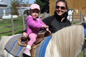 Pony Rides at Lionel's Petting Farm in Markham, ON Canada