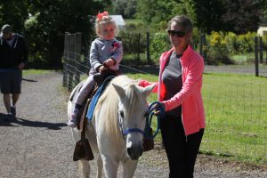Pony Rides at Lionel's Petting Farm in Markham, ON Canada