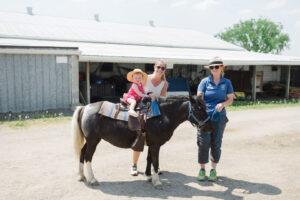 Pony rides at Lionels Farm